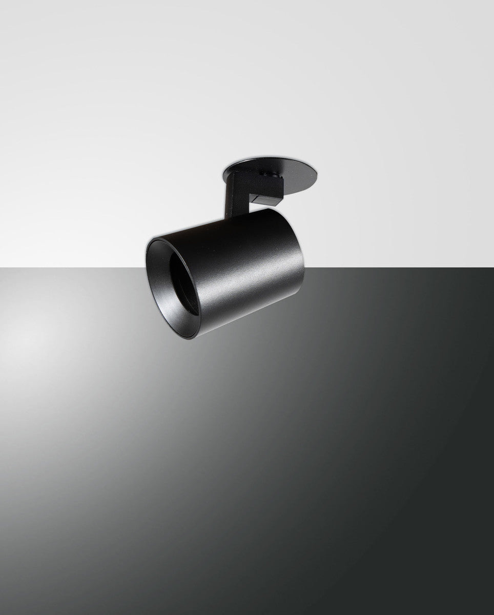 Plafonnier Modo noir, H 7,8 cm