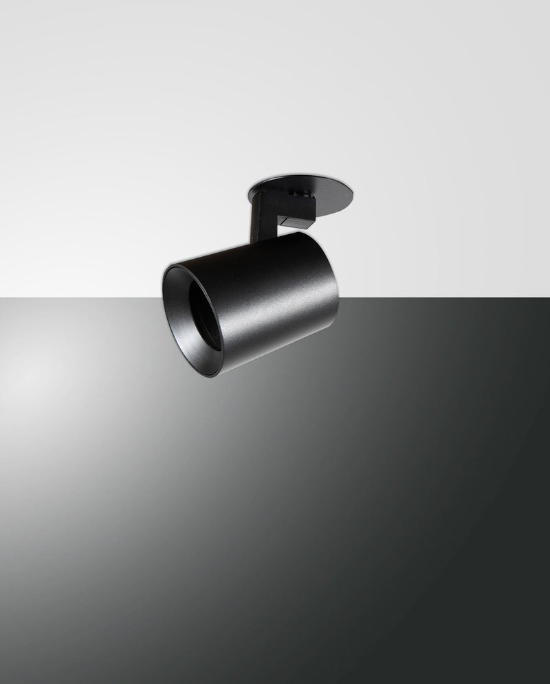 Plafonnier Modo noir, H 7,8 cm