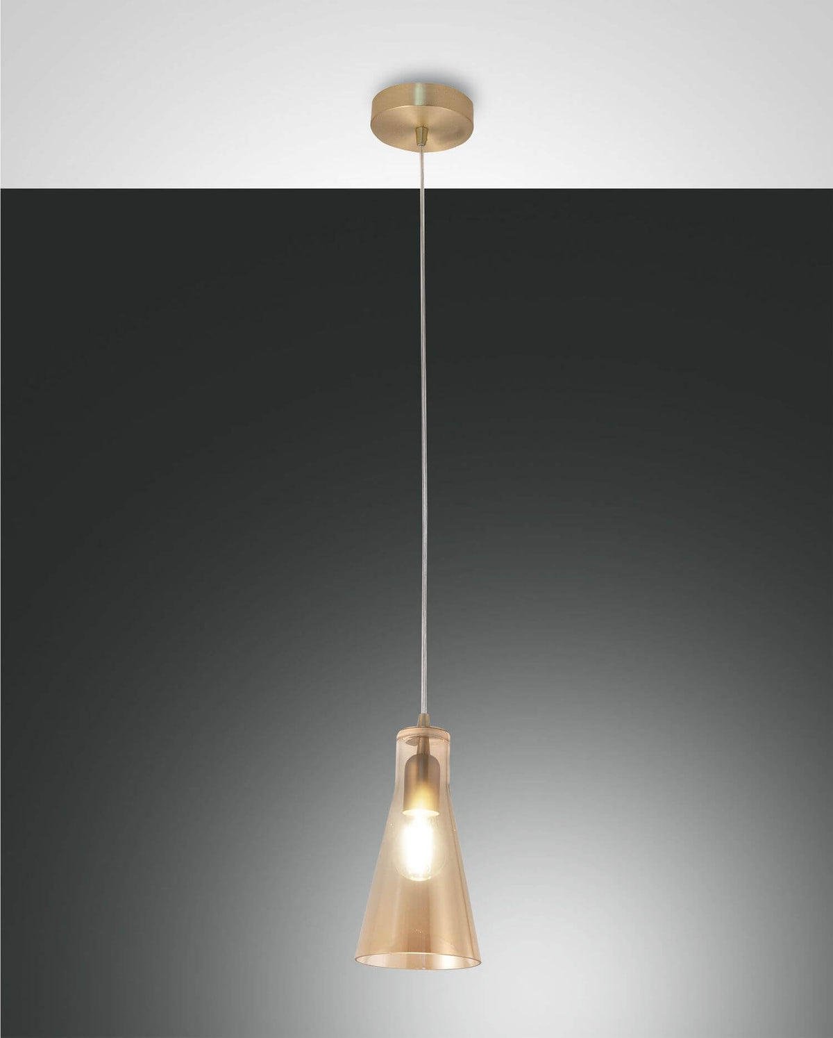 Suspension Dafne laiton