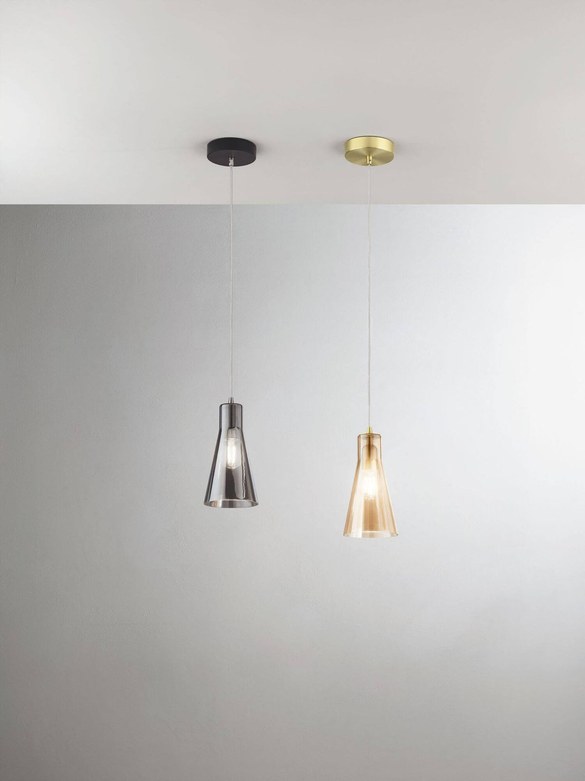 Suspension Dafne laiton