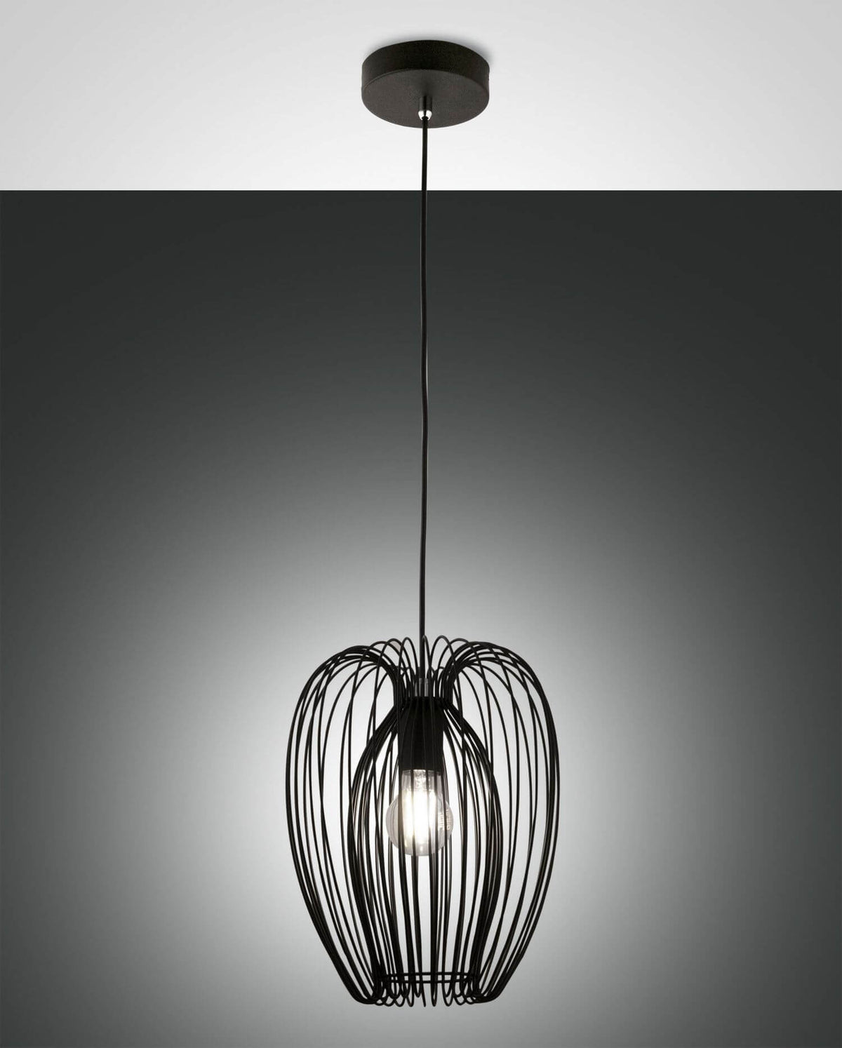 Suspension Camp noire, Ø 25 cm