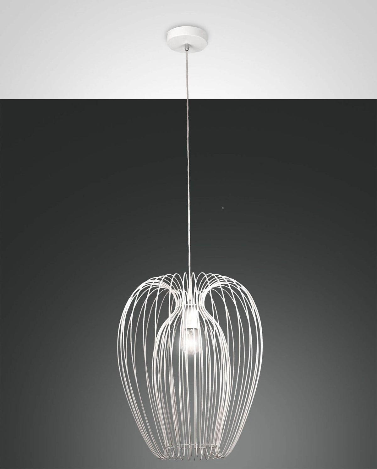 Suspension Camp blanche, Ø 40 cm