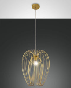 Suspension luminaire | Camp Dorée Ø 40 cm
