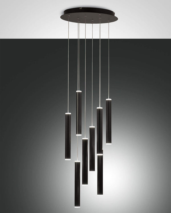 Suspension Prado noire, Ø 40 cm