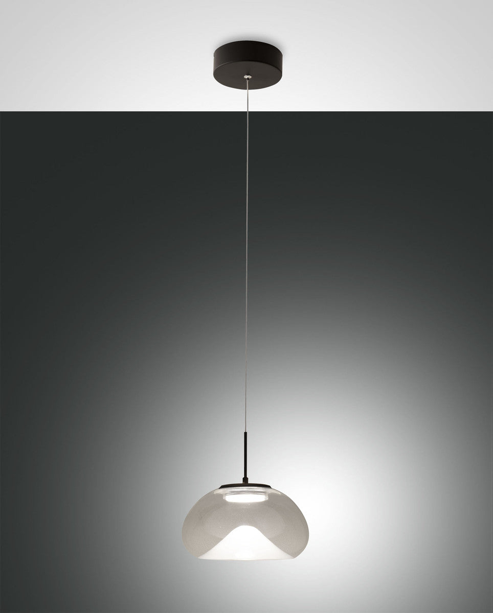 Suspension Brena transparente, verre, H 200 cm (3755-41-241)