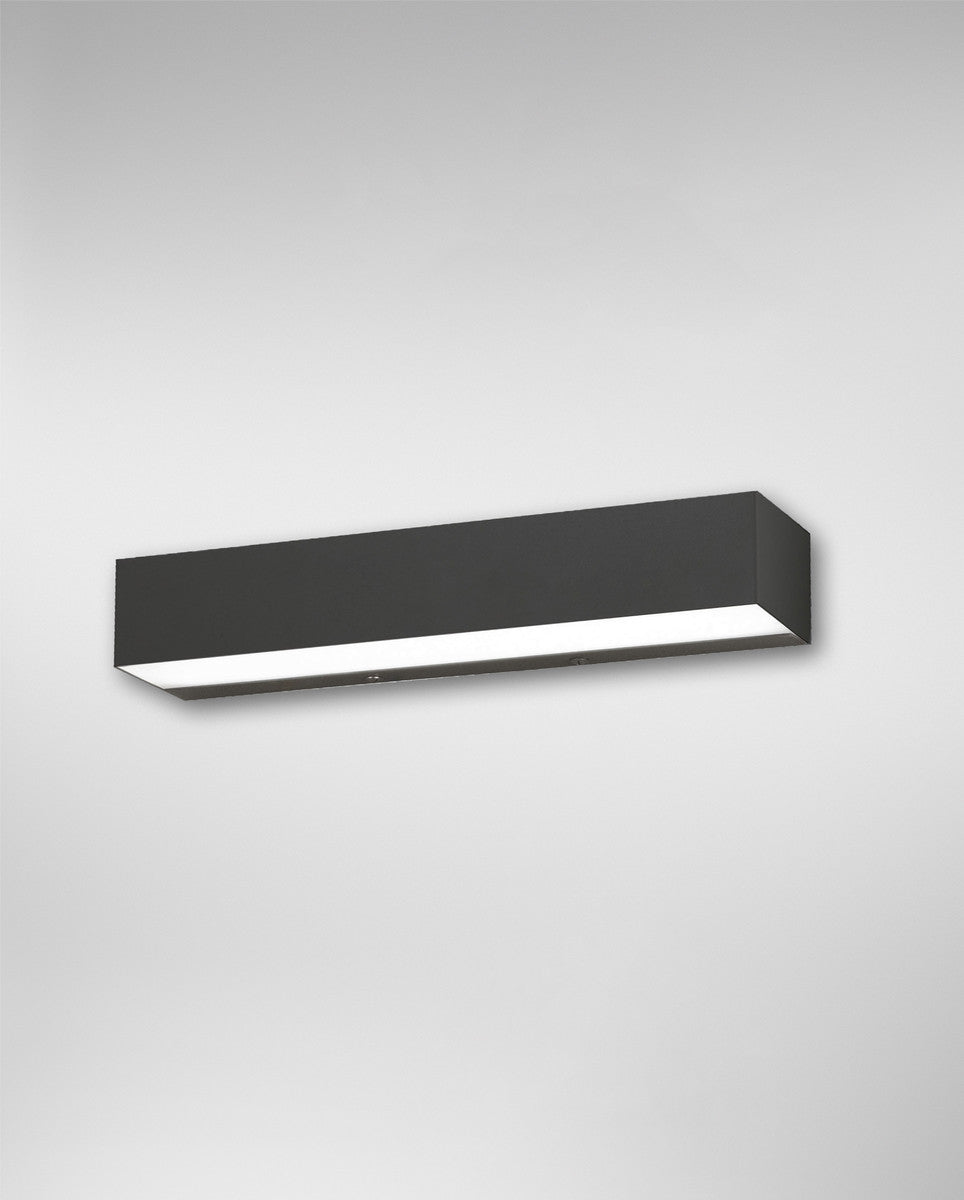 Applique murale Mistral anthracite, L 31 cm