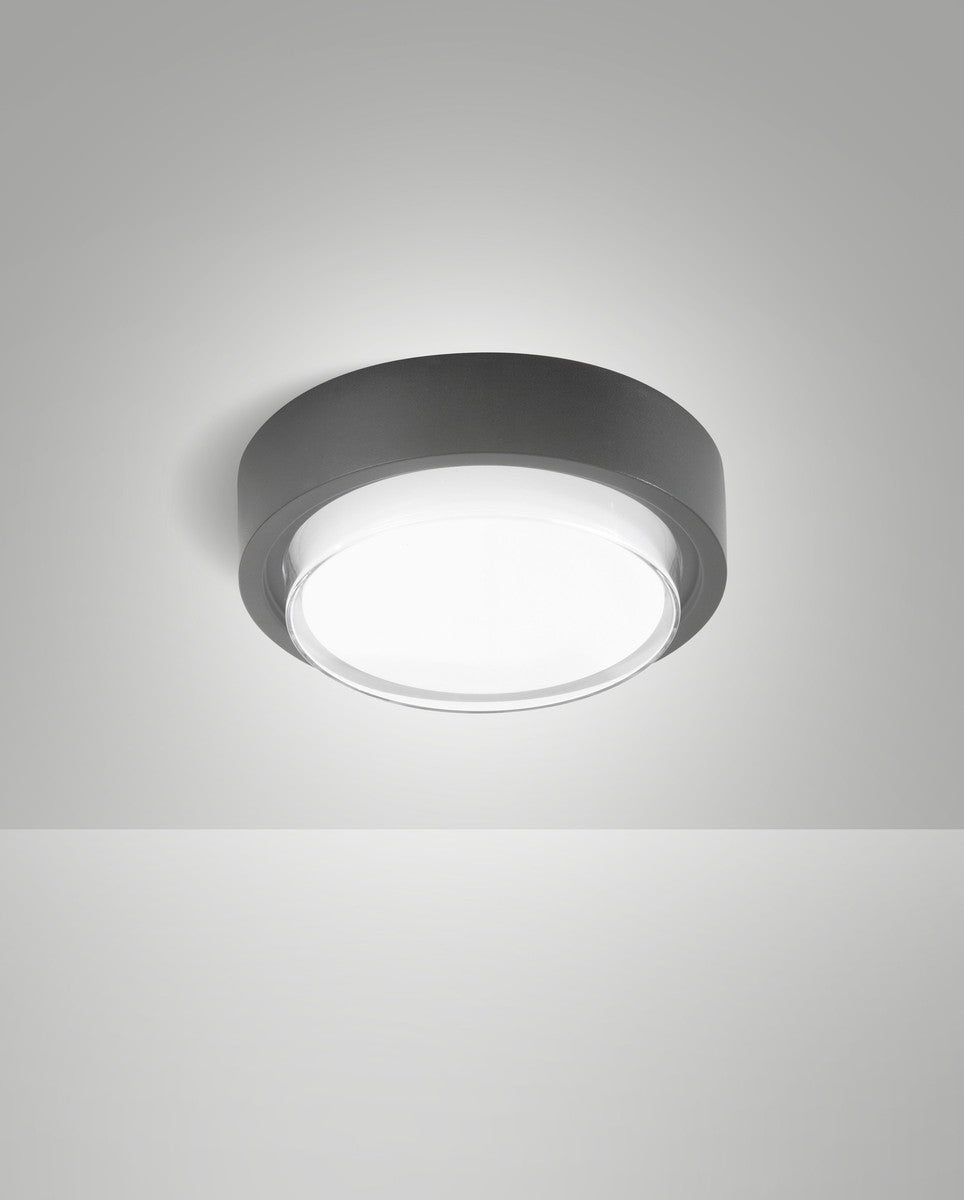 Plafonnier extérieur Owen Dark Grey gris