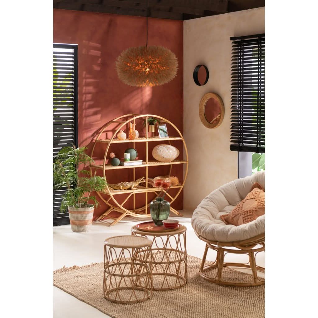 Fauteuil Céline Rotin Naturel | Tila - Designix Fauteuil