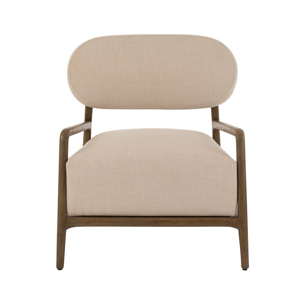 Fauteuil Détente Tissu Beige | Lero - Designix