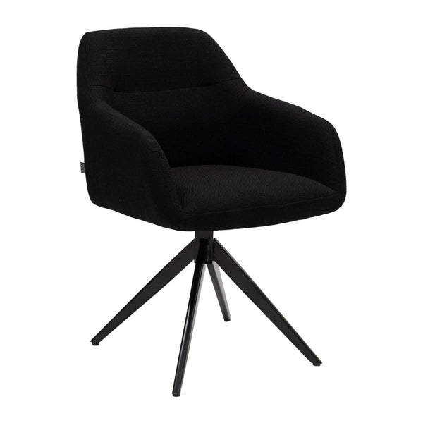 Fauteuil Pivotant Ravi Noir Et Très Confortable | JIRA