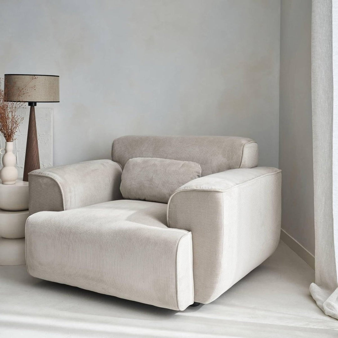 Fauteuil Velours Côtelé | Nuance - Designix Fauteuil