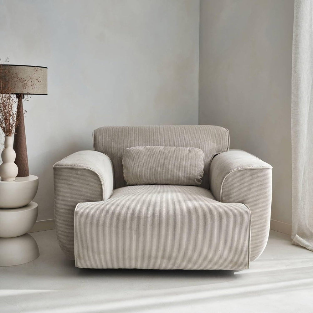 Fauteuil Velours Côtelé | Nuance - Designix Fauteuil