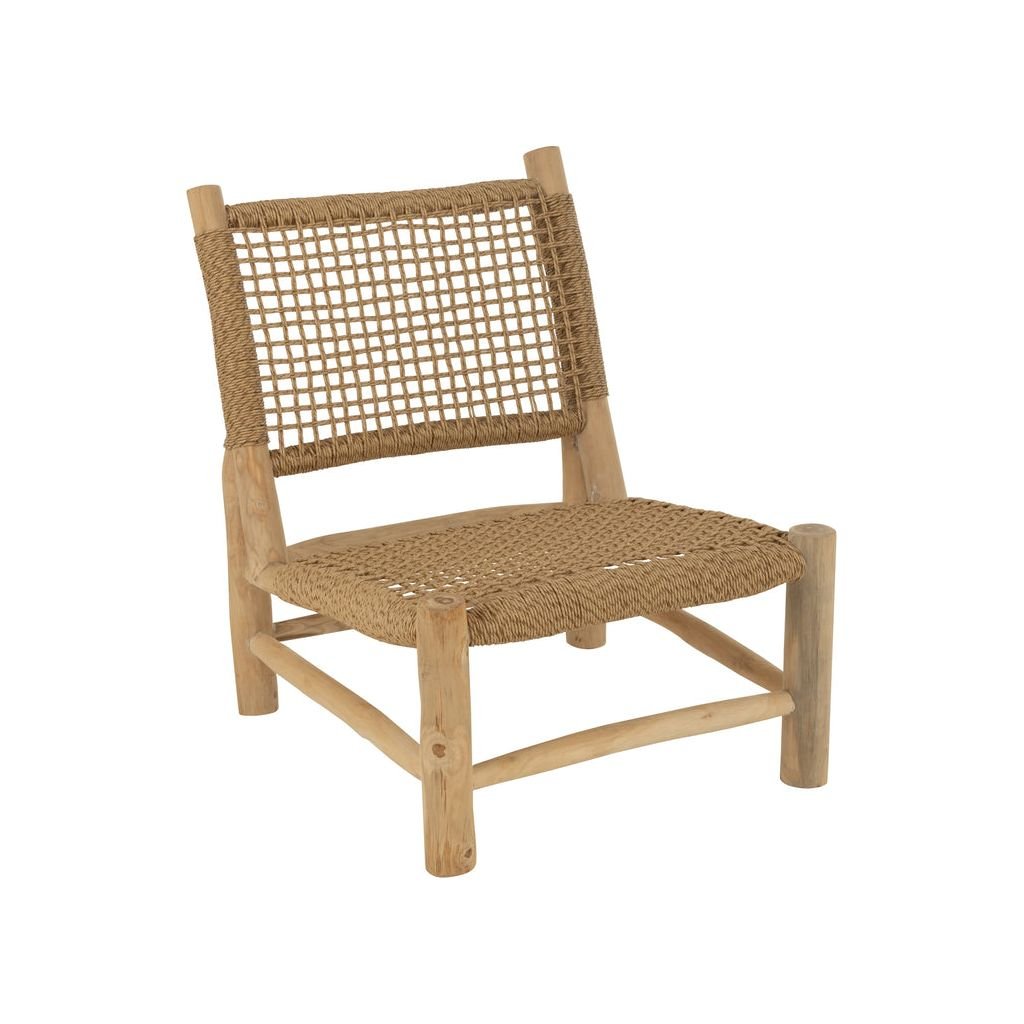 Fauteuil Vita en Teck et Plastique | Delo - Designix Fauteuil