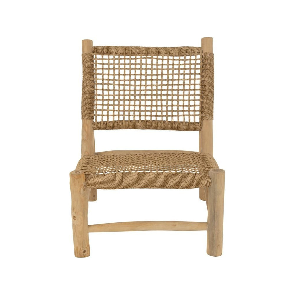 Fauteuil Vita en Teck et Plastique | Delo - Designix Fauteuil