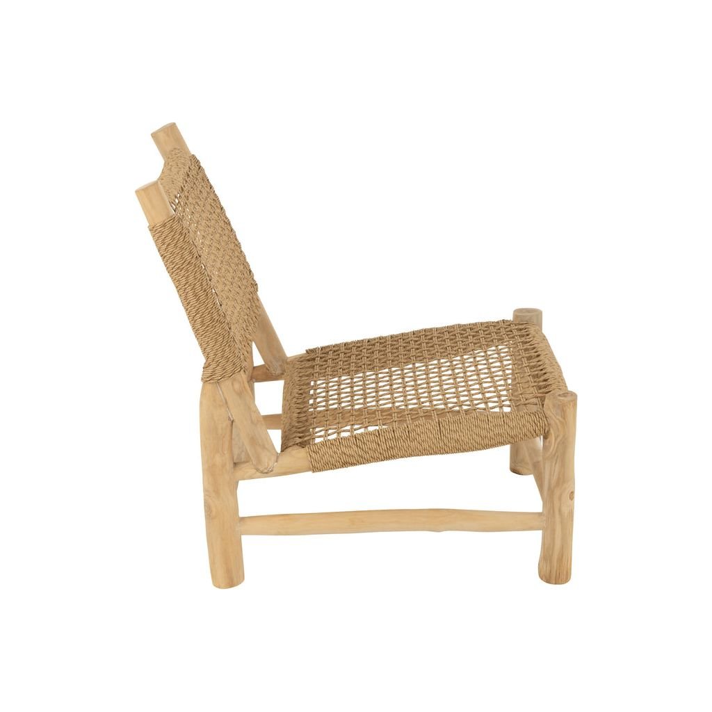 Fauteuil Vita en Teck et Plastique | Delo - Designix Fauteuil