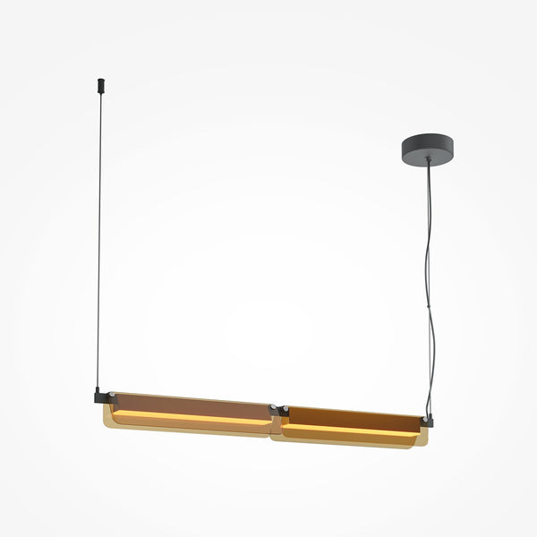 Flat Suspension luminaire noir