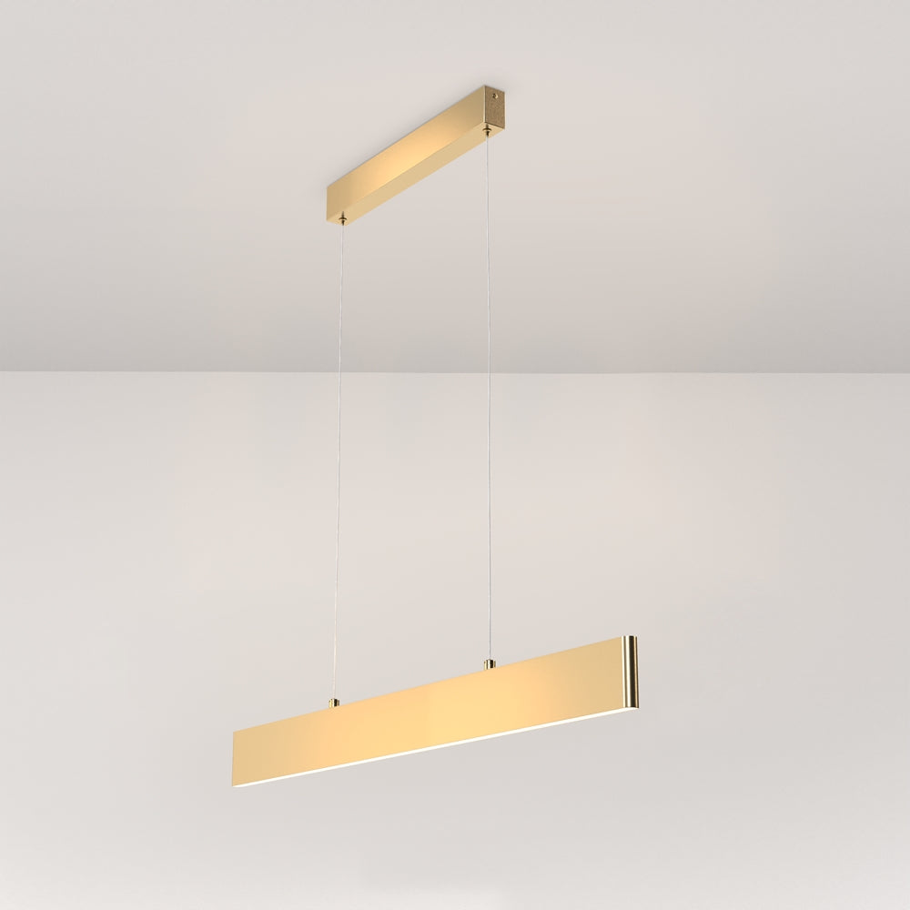 Step Suspension luminaire doré