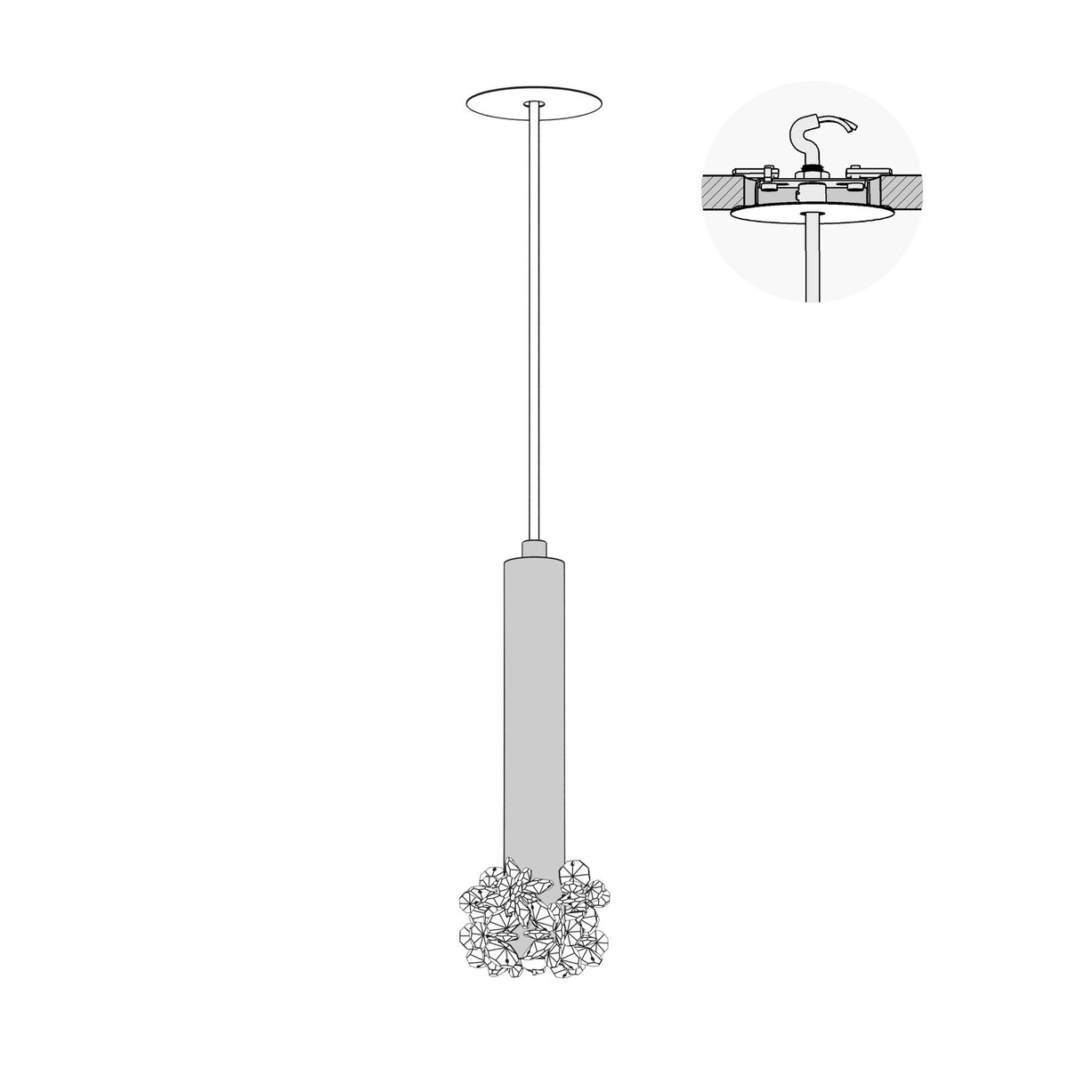 Suspension moderne LE-FRO-T03001