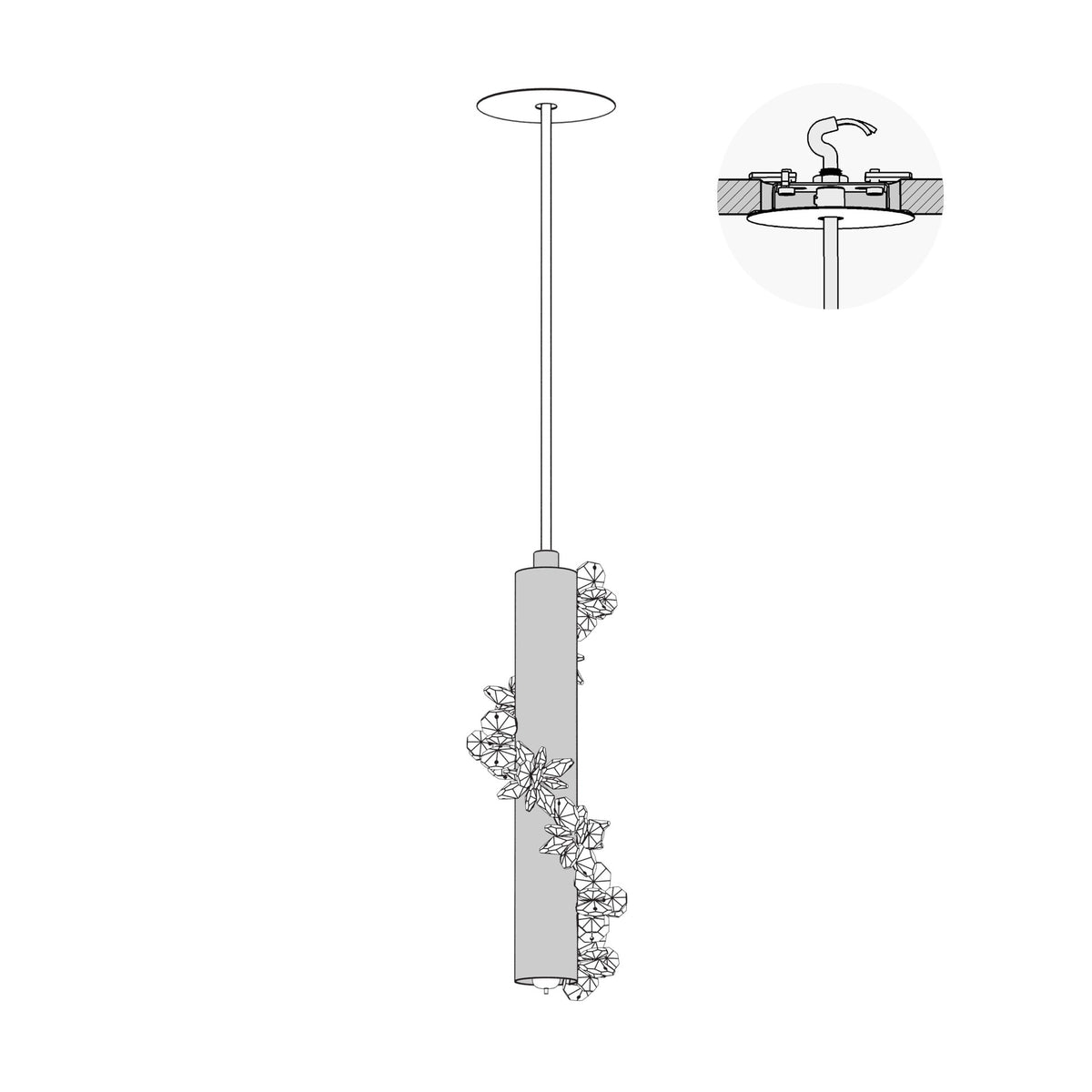 Suspension moderne LE-FRO-B