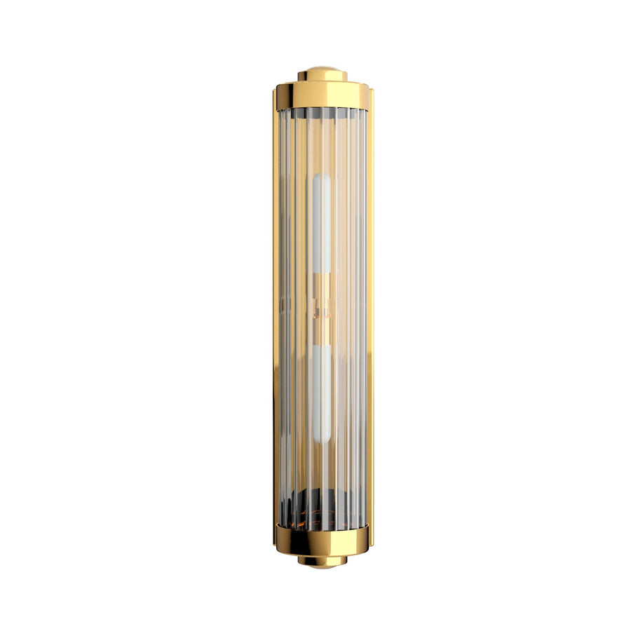 Applique murale Fumi, verre, IP44