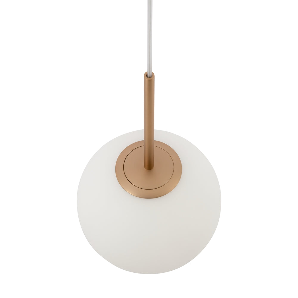 Basic form Suspension luminaire doré