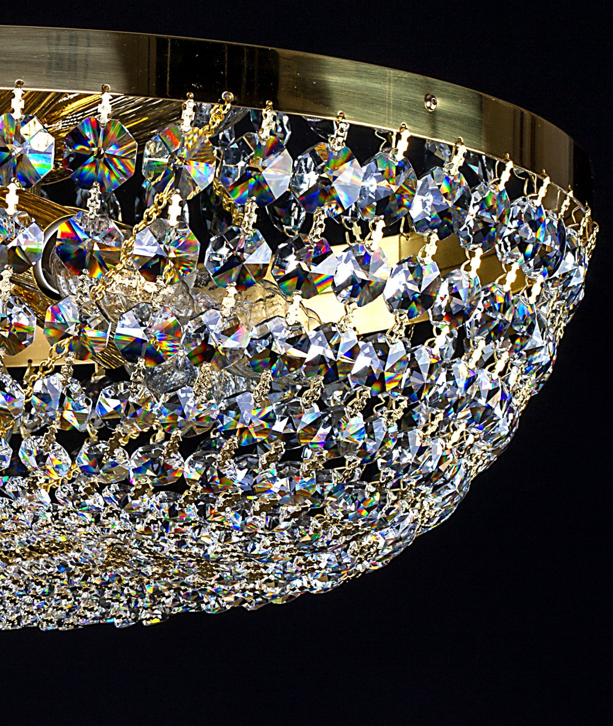 Plafonnier en cristal L208CLN
