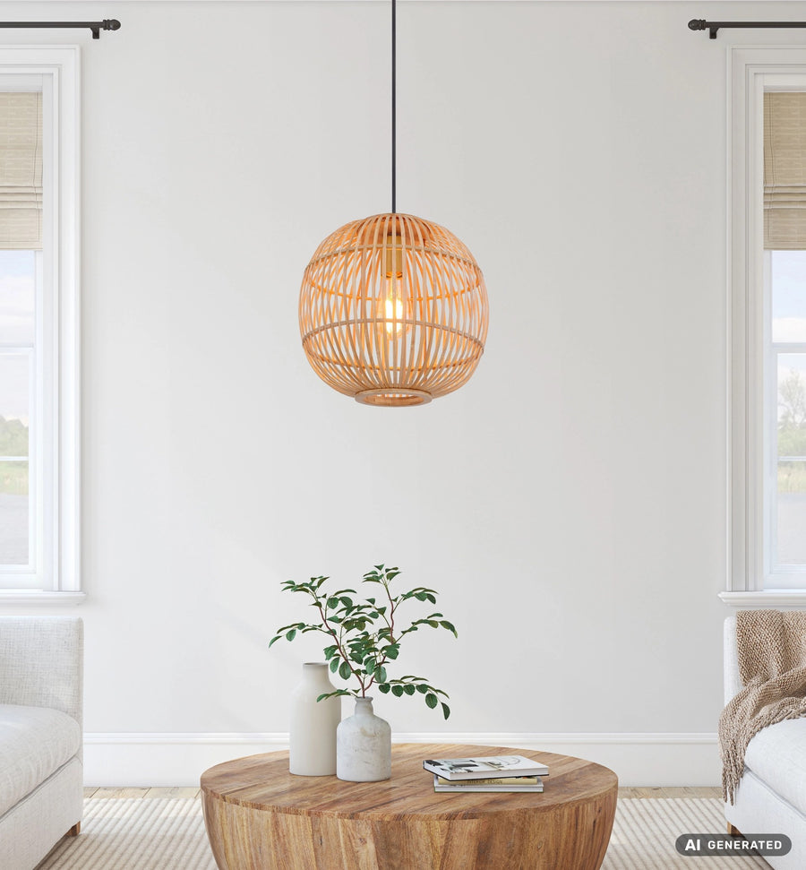 Suspension Hildegard bois