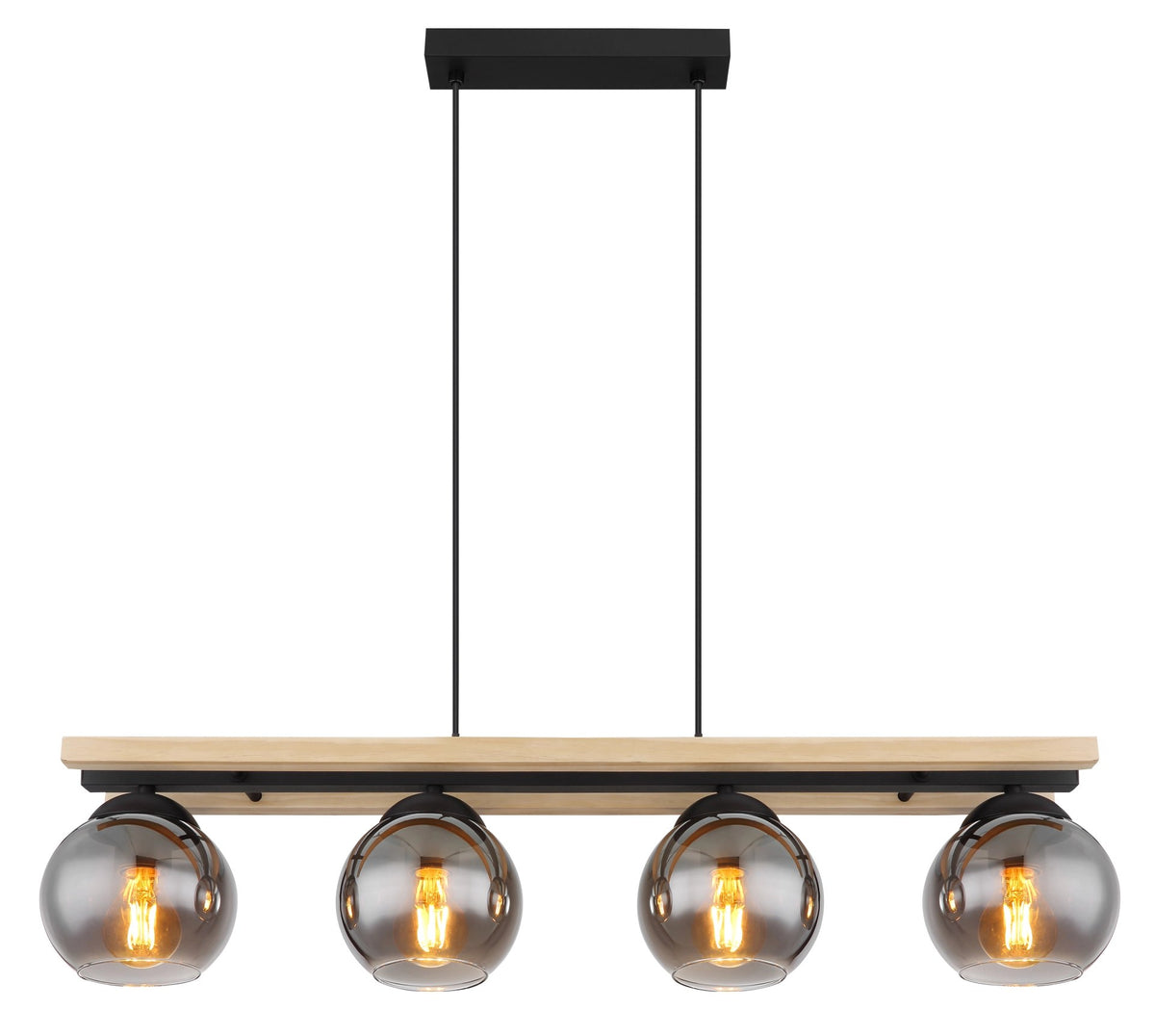 Suspension Conni noire mat