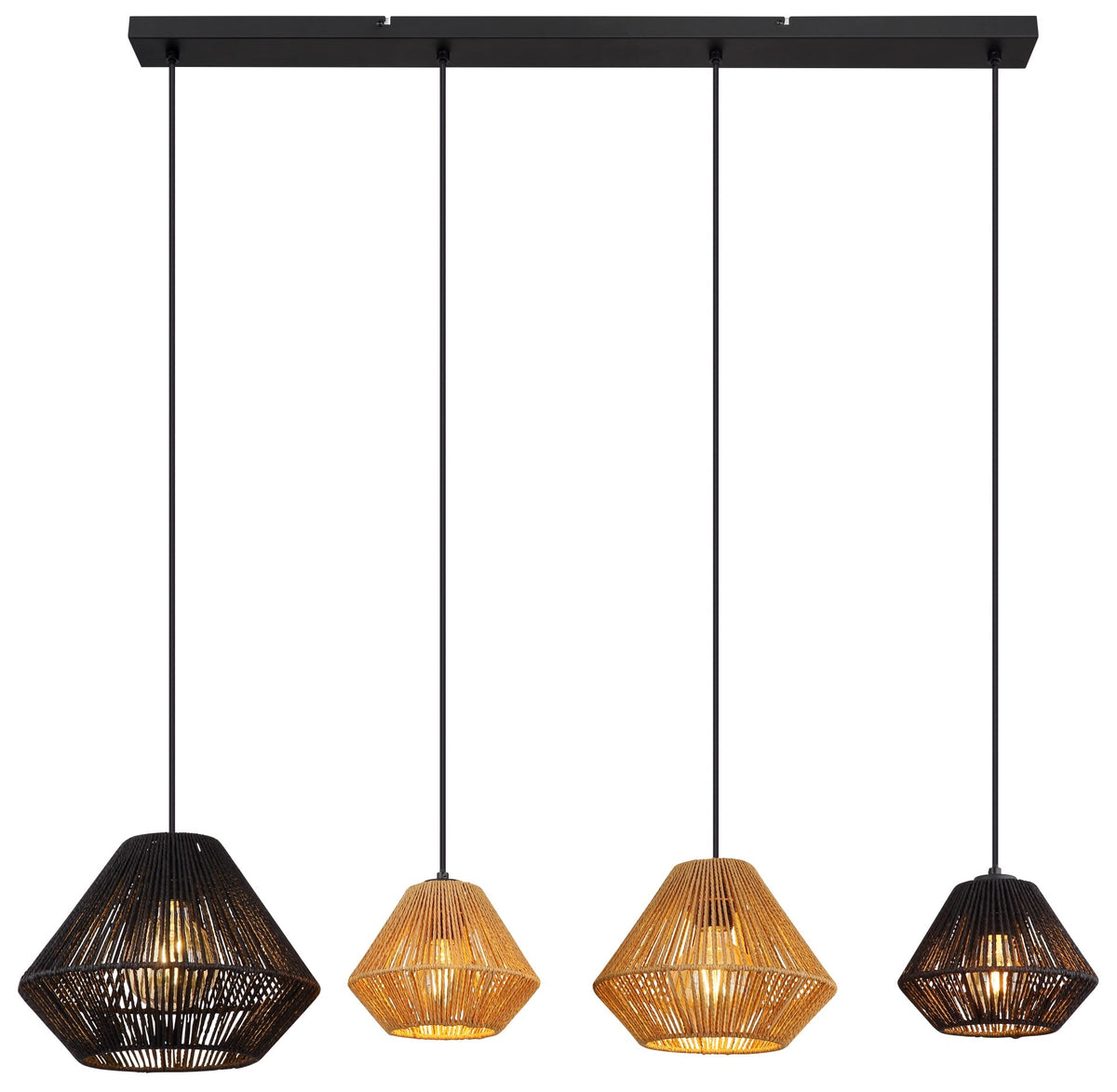 Suspension Houdini noire mat (15694-4H)