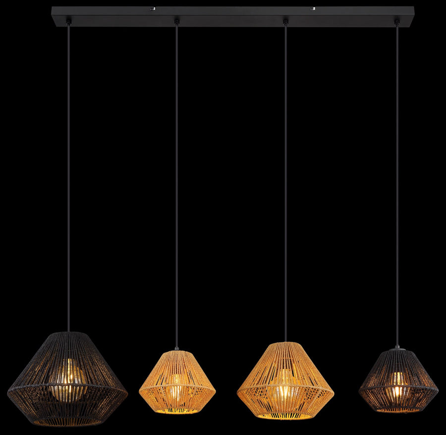 Suspension Houdini noire mat (15694-4H)