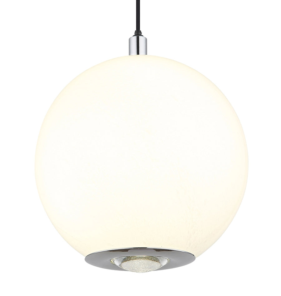 Suspension Simmons grise, H 180 cm