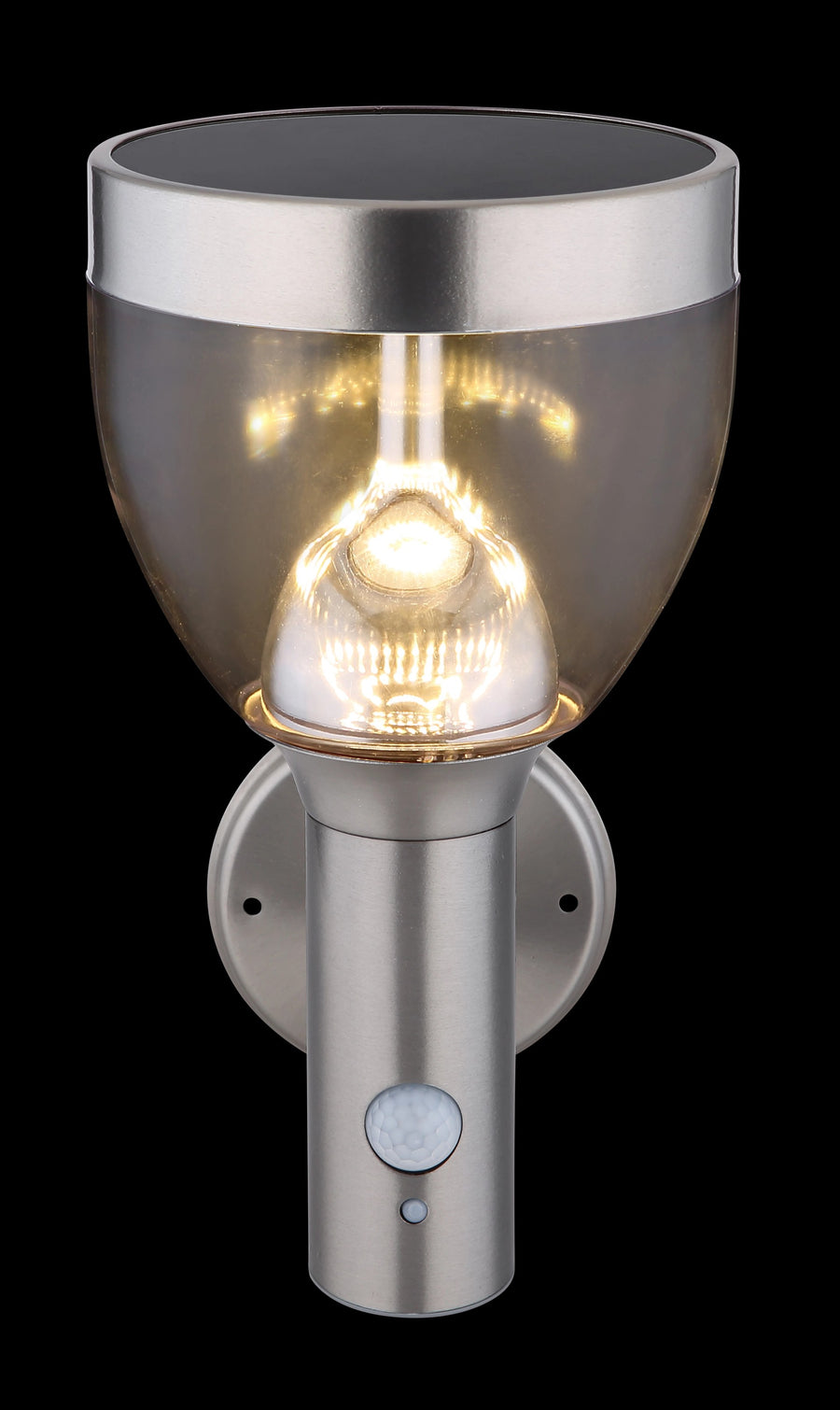 Luminaire extérieur inox, H 28,7 cm
