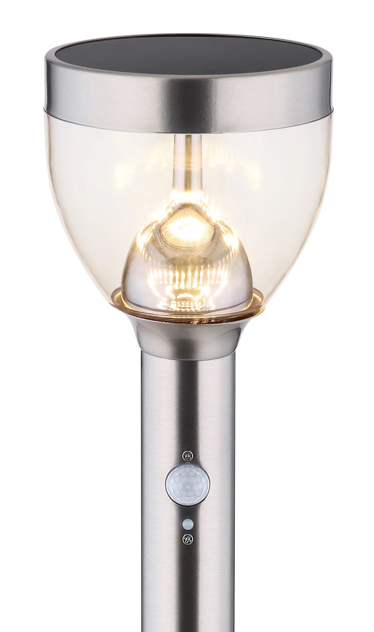 Luminaire extérieur inox, H 56 cm