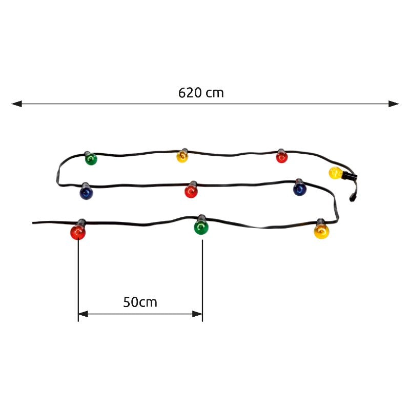 Guirlande lumineuse Nirvana multicolore (3400)