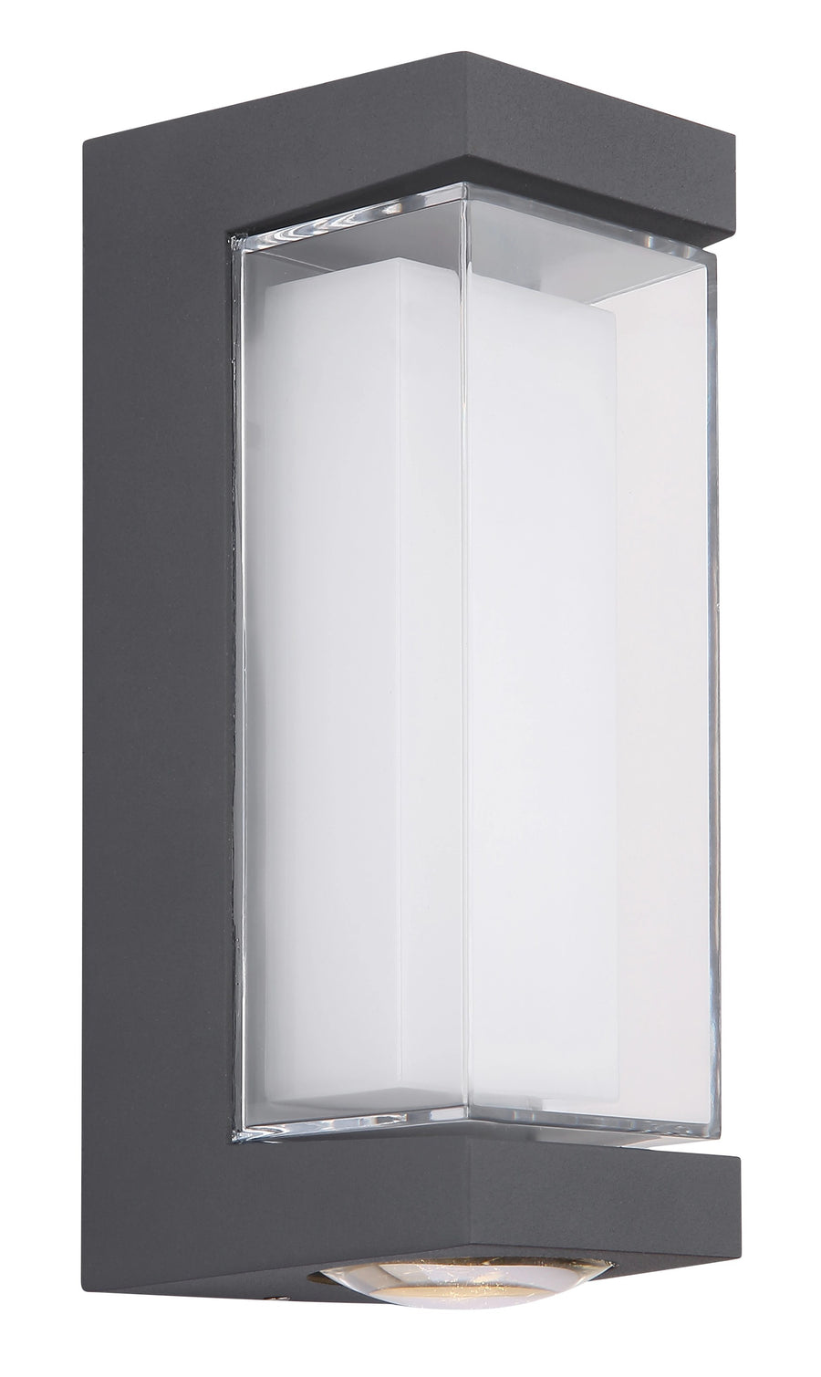 Luminaire extérieur Plixon anthracite et aluminium