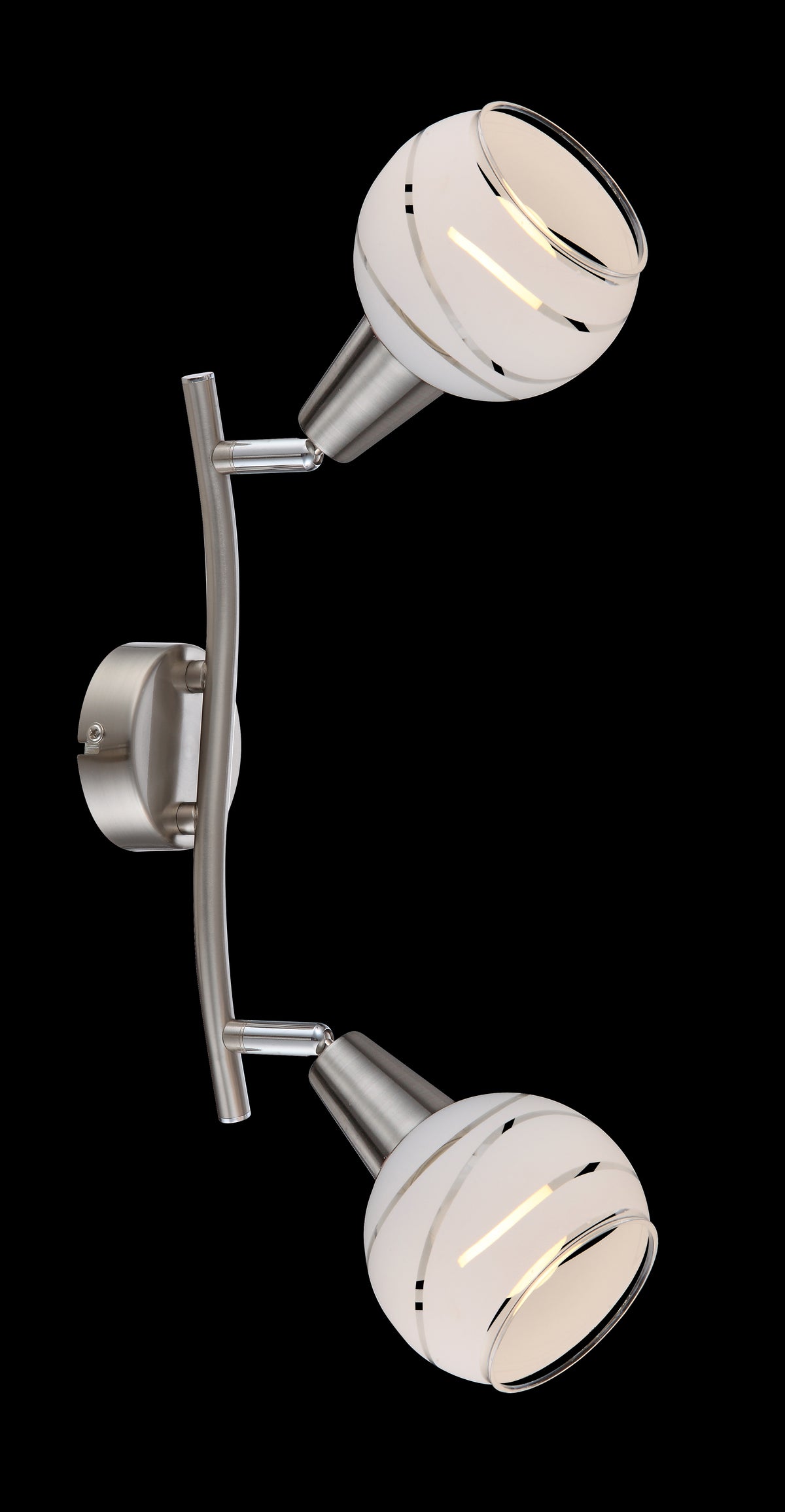 Plafonnier Elliott nickel satiné (54341-2)