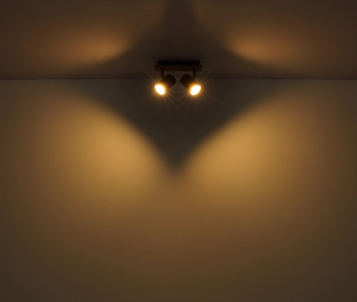 Spot Linca noir mat, H 15,2 cm (57905-2)