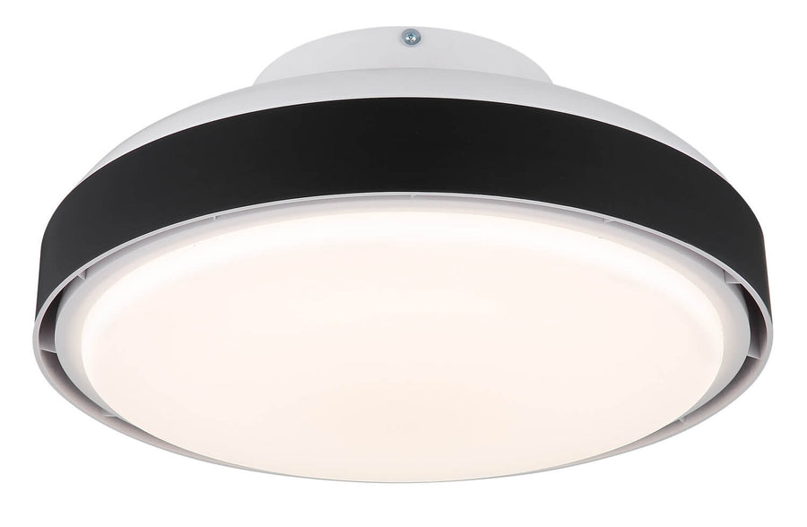 Ventilateur de plafond lumineux Carney blanc mat (03667S)