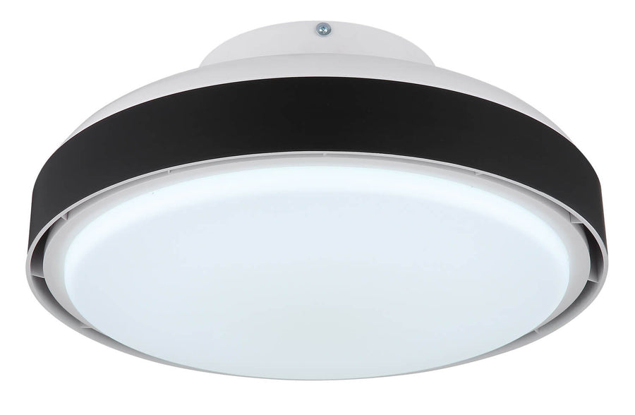 Ventilateur de plafond lumineux Carney blanc mat (03667S)