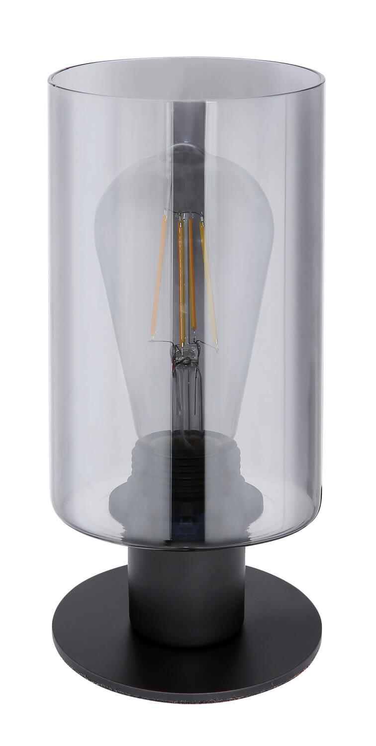 Lampe à poser Hadera noire mat