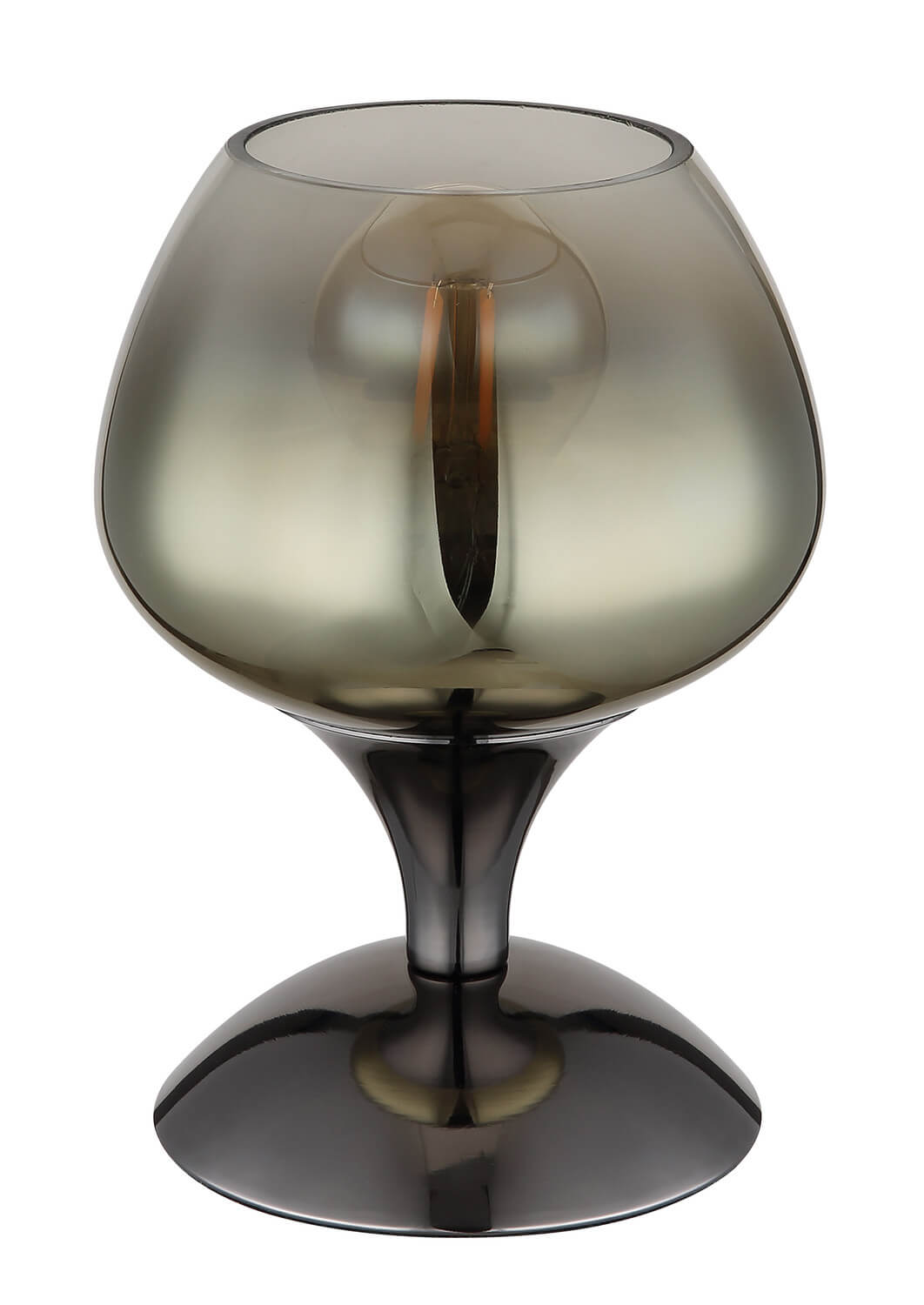 Lampe à poser Maxy noire et chromée (15548T3)