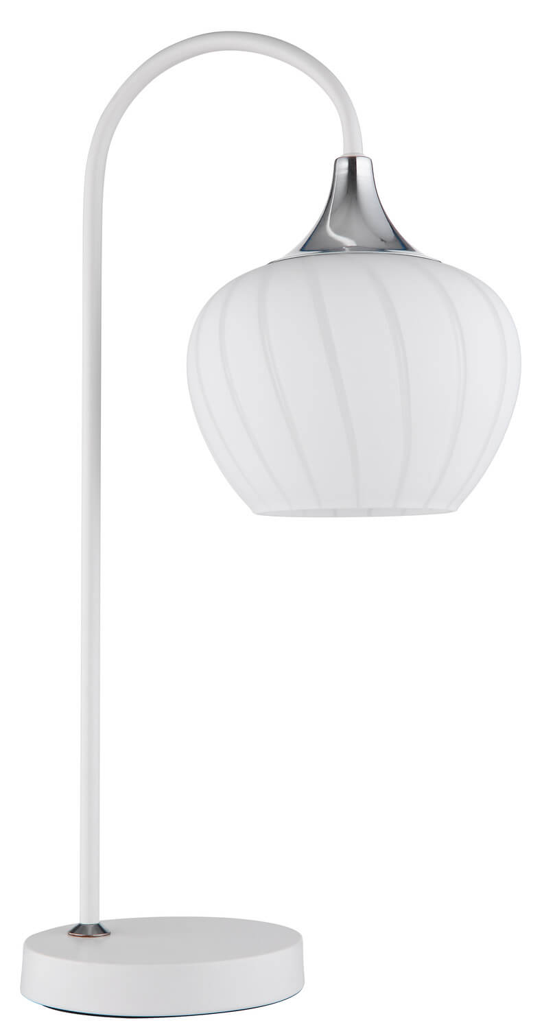 Lampe à poser Maxy blanche mat