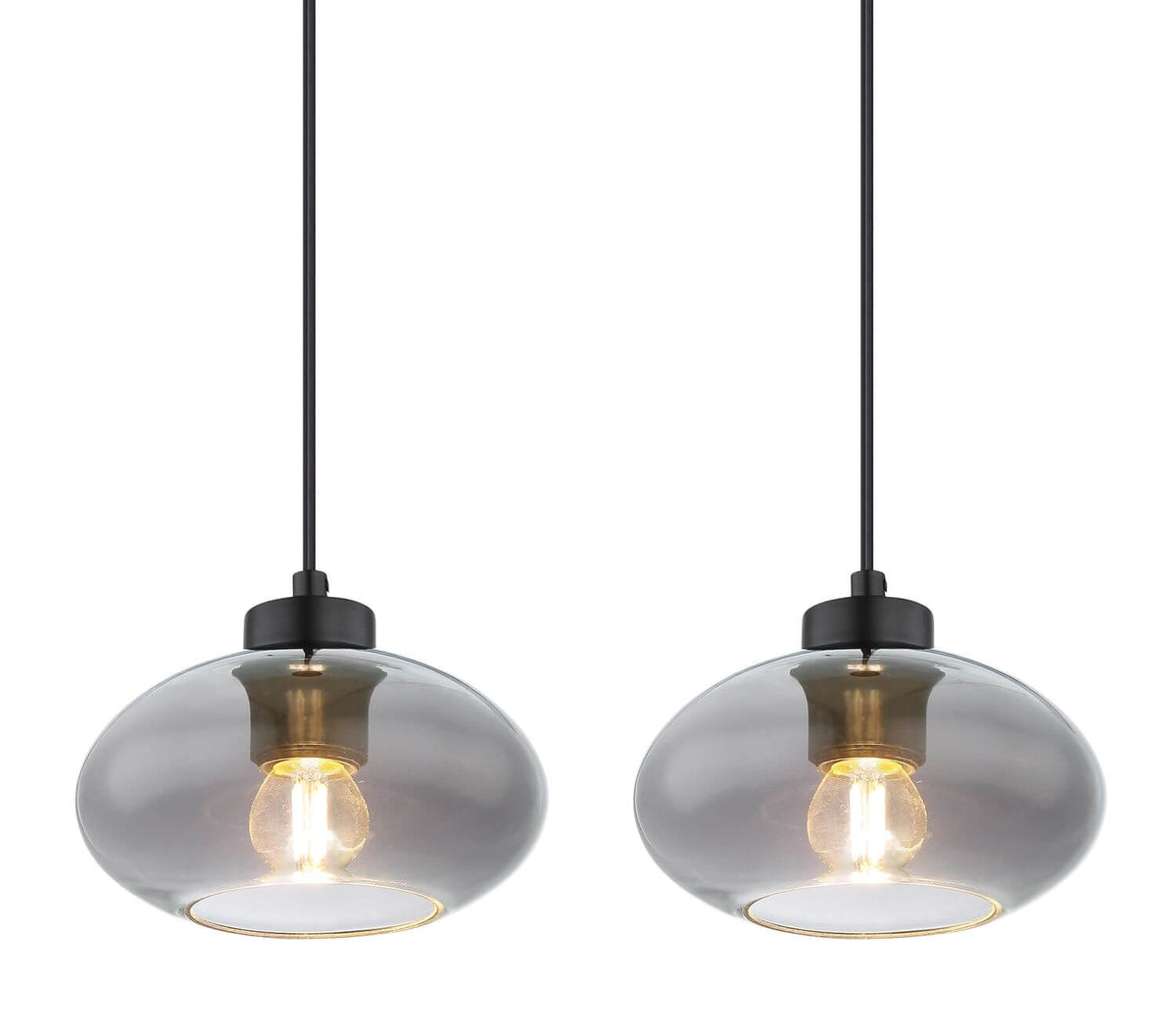 Suspension Shaun noire mat
