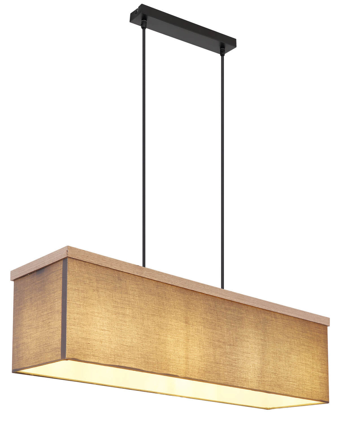 Suspension Ossi noire mat
