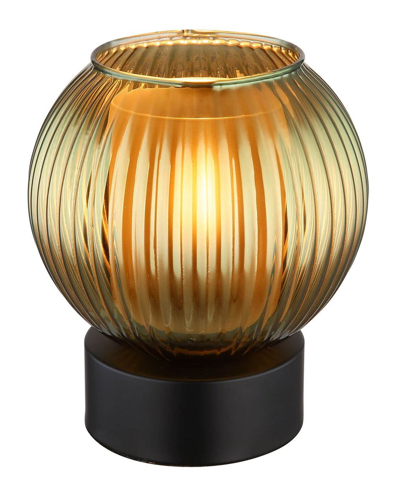 Lampe à poser Zumba noire mat (15638TG)