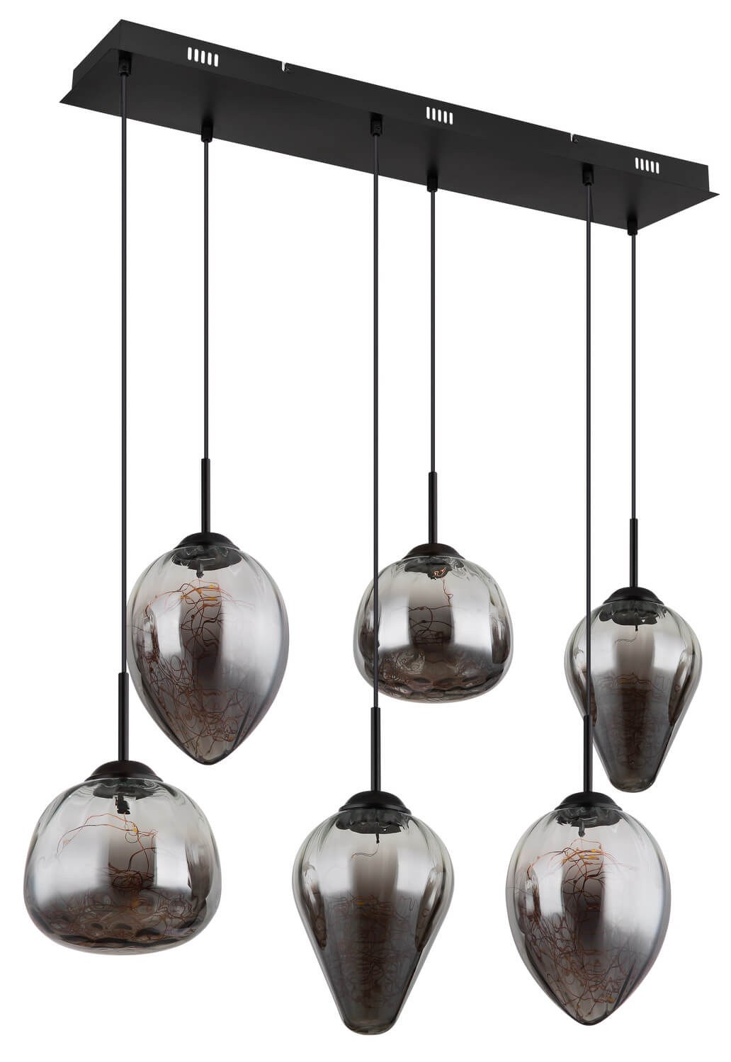 Suspension Firefly noire mat