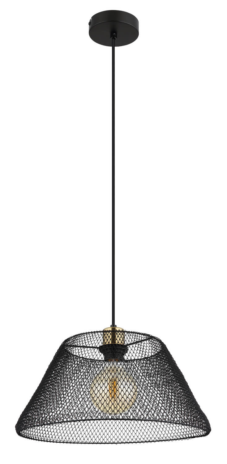 Suspension Baku noire mat (15646H1)