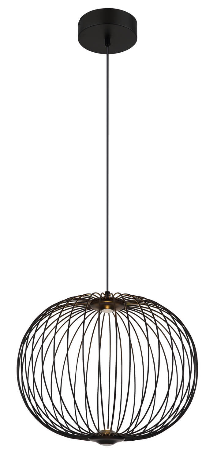 Suspension Galway noire mat (15652H1)