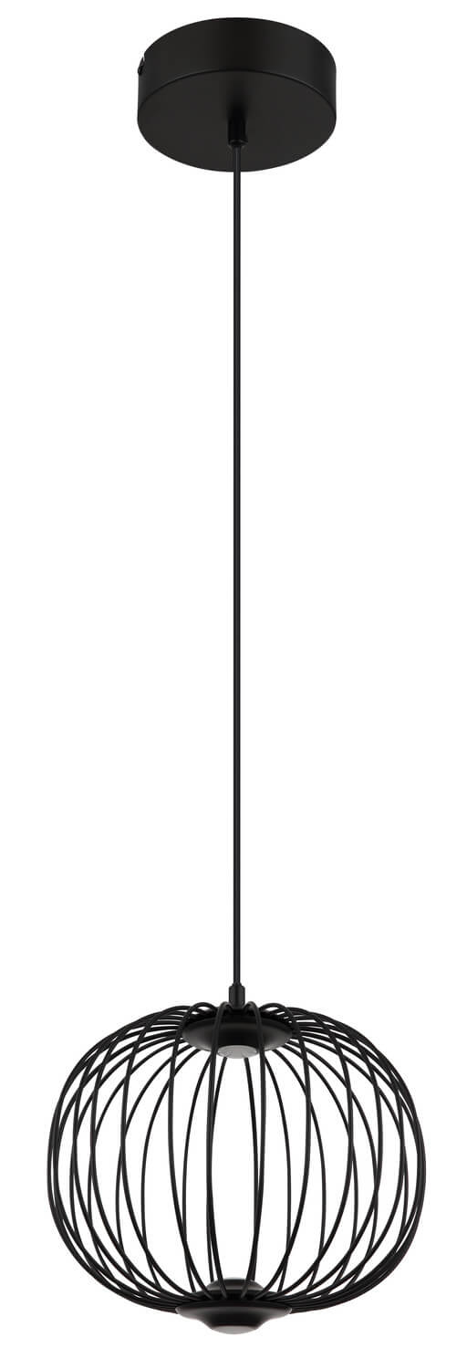 Suspension Galway noire mat (15652H)
