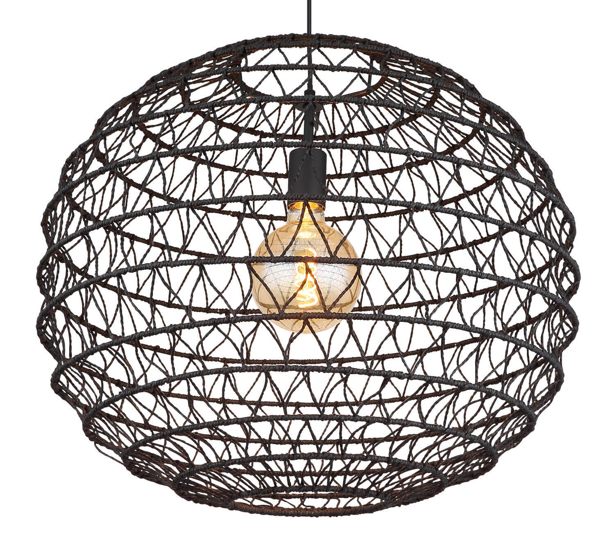 Suspension Senni noire mat (15689H2)